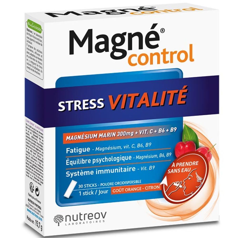 Nutreov Magne Controle el estrés Vitalidad - Naranja 30&nbsp;un. Orange