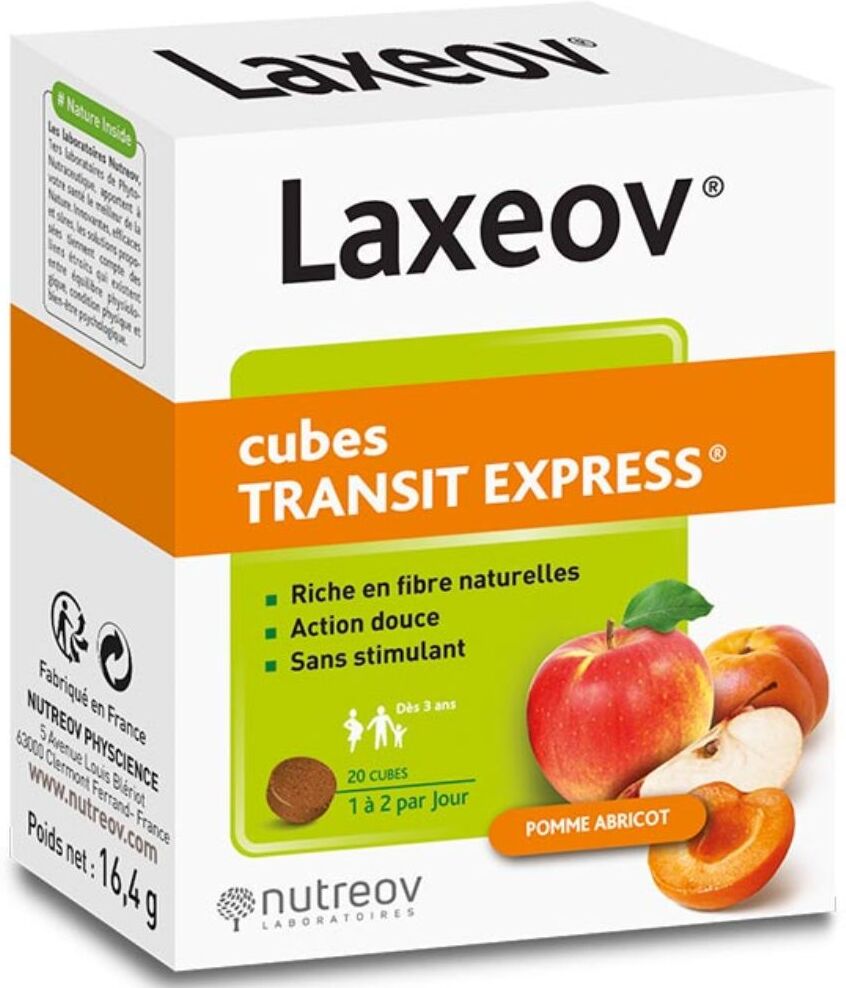 Nutreov Laxeov Cubos Complemento alimenticio 20&nbsp;un. Maçã-Alperce