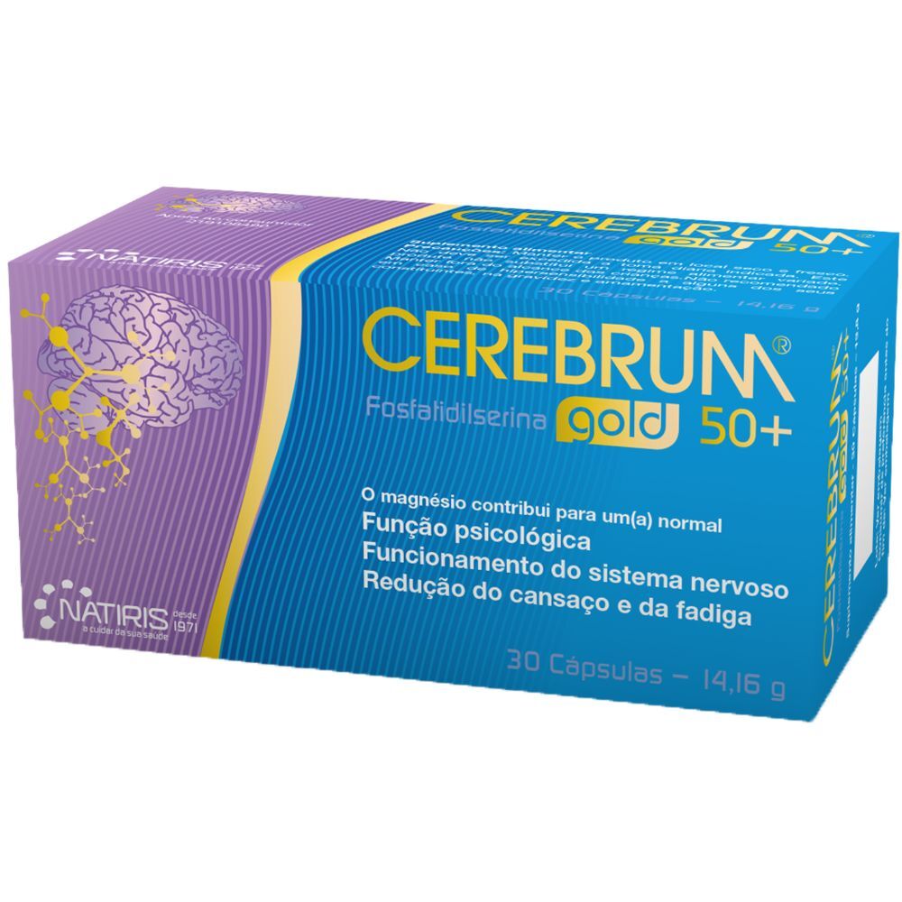 Cerebrum Suplemento alimenticio Gold 50 30&nbsp;caps.