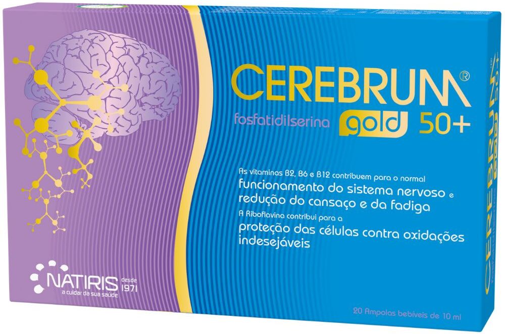 Cerebrum Suplemento alimenticio Gold 50 ampollas 20&nbsp;un.