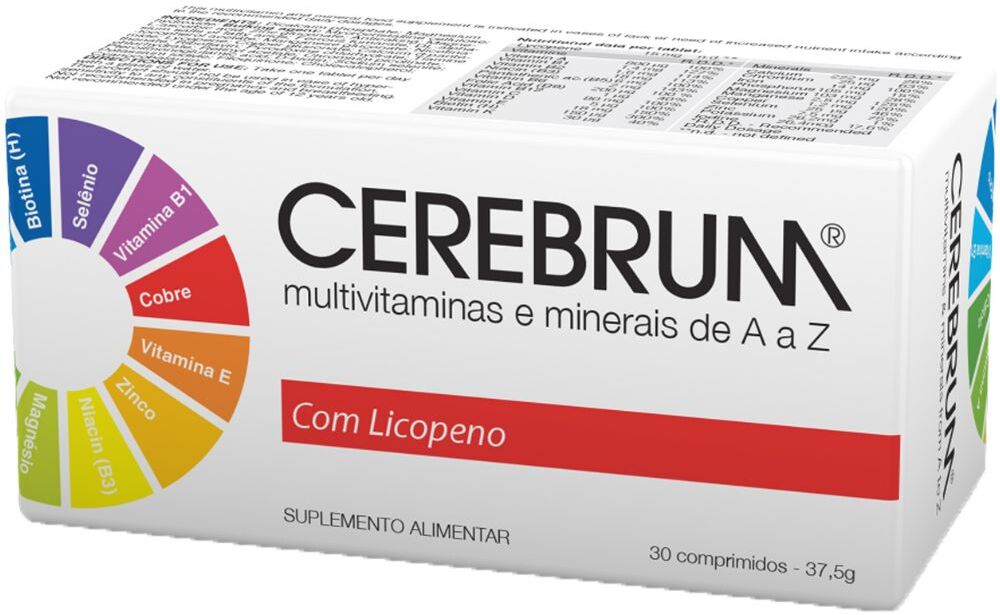 Cerebrum Multivitaminas y minerales 30&nbsp;pastillas