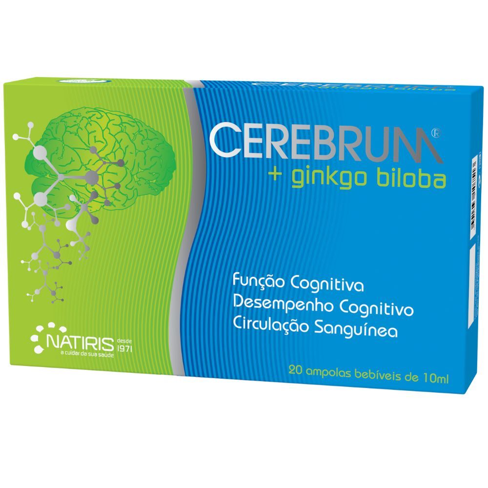 Complemento alimenticio de Ginkgo BilobaCerebrum Ginkgo Biloba Ampolas 20&nbsp;un.