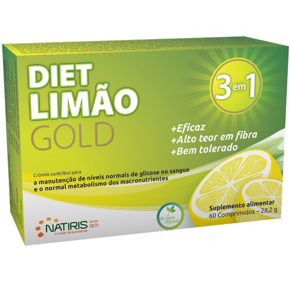 Dietlimão Suplemento alimenticio de oro 60&nbsp;pastillas