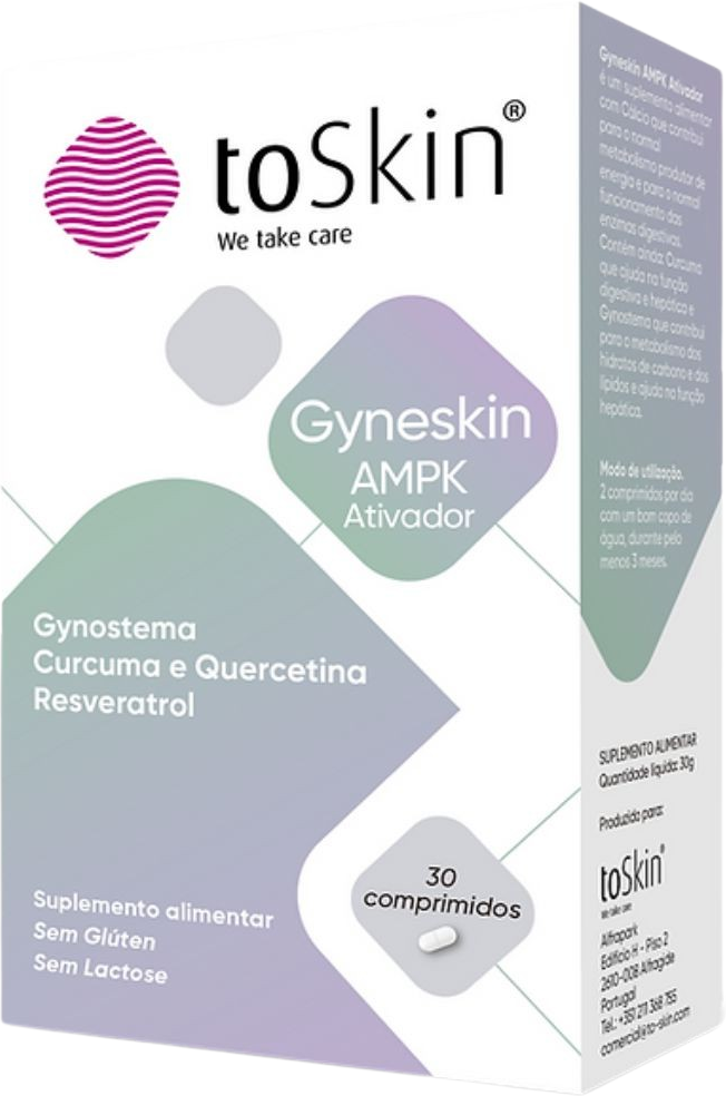 ToSkin Activador Ampk Complemento alimenticio para el metabolismo energético 30&nbsp;pastillas