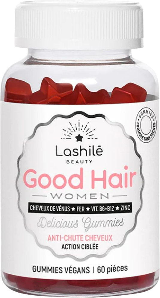 Lashilé Beauty Good Hair Mujer Anticaída 60&nbsp;gominolas Red Fruit