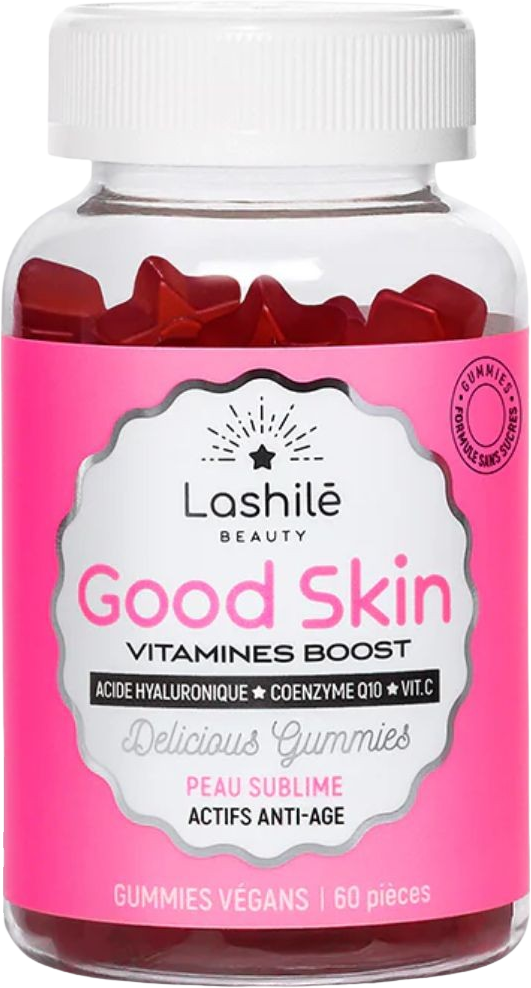 Lashilé Beauty Buena piel Antienvejecimiento 60&nbsp;gominolas Strawberry