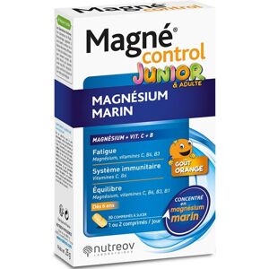 Nutreov Magné Control Junior - Naranja - 30 pastillas - Suplemento dietético Nutreov Magné Control Junior - Naranja - 30 pastillas - Suplemento dietético