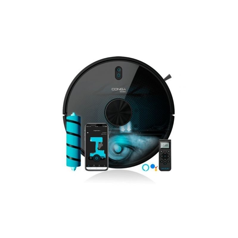 Cecotec Robot Aspirador Cecotec Conga 6090 Ultra/ Friegasuelos/ Autonomía 240 Min/ Control Por Wifi