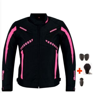 BSTAR Pro-Tec Rosa Protecciones Y Forro Chaqueta Infantil Moto