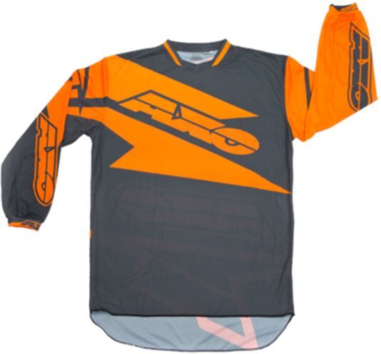 AXO Camiseta  Motion 2 Naranja Gris Enduro Cross Atv