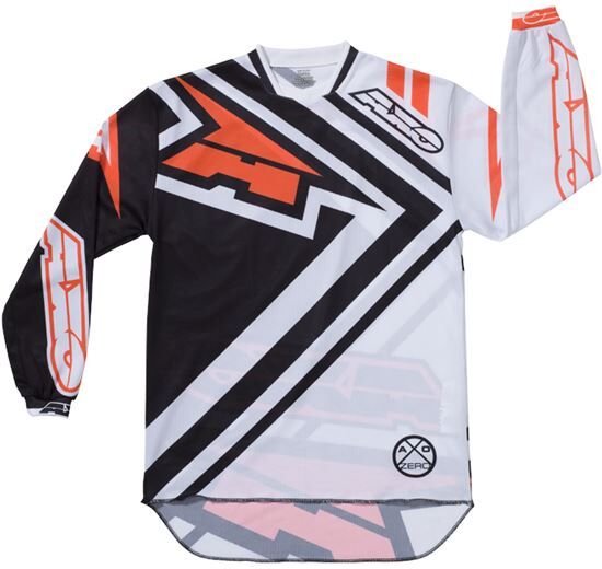 AXO Camiseta Enduro  Motion 3 Jersey Negro/blanco/naranja