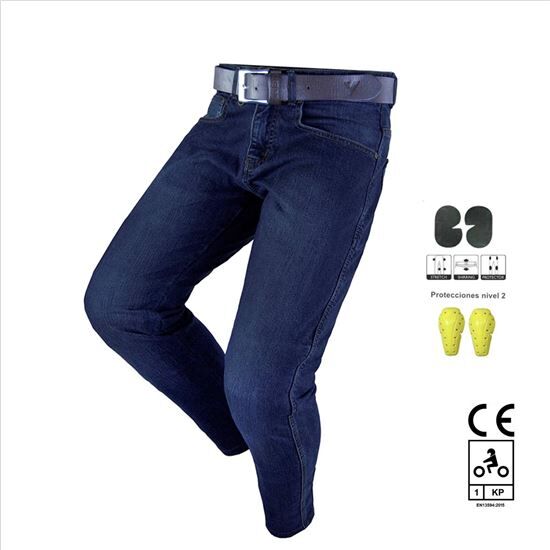 BYCITY Route Man Blue Ce Pren17092-3 Pantalón Moto Jeans