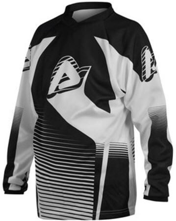 ACERBIS Camiseta Infantil  Mx Impact Enduro Atv Negro Blanco