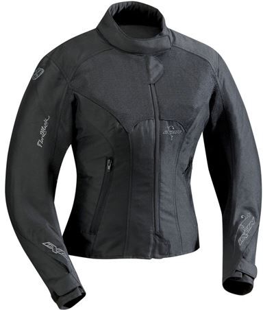 IXON Chaqueta Verano Mujer  Flora Lady Negra Impermeable