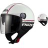 NZI Casco Jet  Capital 2 Duo Ridon White Pink Con Gafas