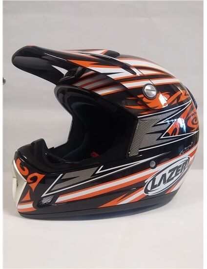 LAZER Mx6 Tribal-X Naranja Enduro-Cross