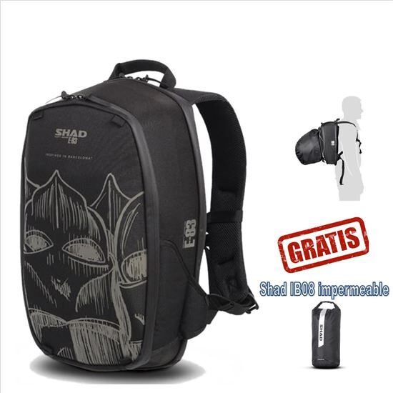 SHAD Mochila Moto  E-83 Bcn+ Ib08 Gratis