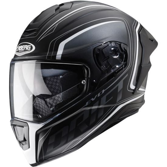 CABERG Drift Evo Mate Antracita Blanco Kevlar+pinlock