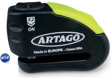 ARTAGO Antirrobo Alarma Disco  30x14 Maxima Seguridad