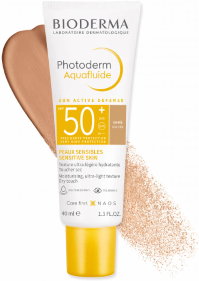 Bioderma Photoderm Aquafluido SPF50+ Tono Dorado 40 ml