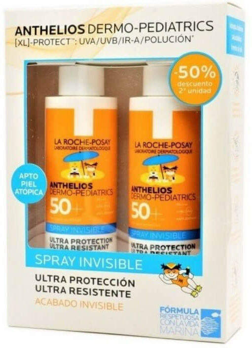 La Roche-Posay Anthelios Duo Dermo-Pediátrico Spray Invisible SPF50+ 2x 200 ml