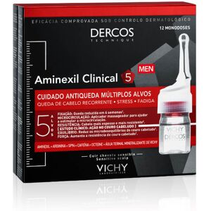 Vichy Dercos Aminexil Clinical 5 - Hombre - 12 ampollas