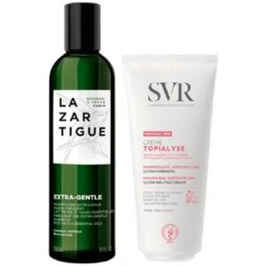 Lazartigue Champú Extra Suave 250 ml + Crema SVR Topialyse 200 ml gratis