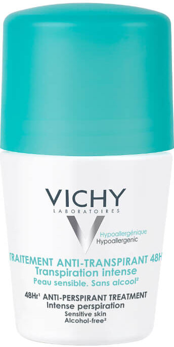 Vichy Desodorante Roll-On Antitranspirante 48h Sudoración Fuerte 50 ml