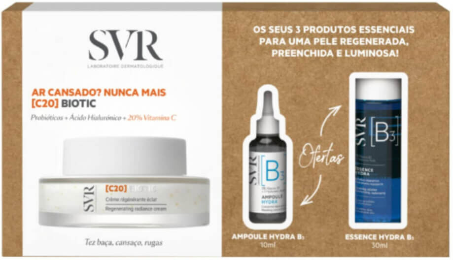 Coffret SVR Biotic 50 ml + Regalo Ampolla Hydra B3 10 ml + Esencia Hydra B3 30 ml