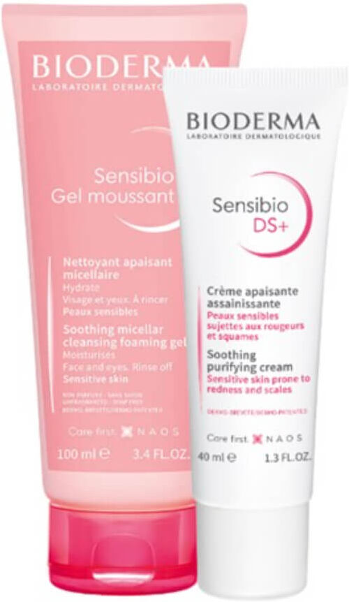 Bioderma Sensibio DS+ Crema 40 ml + Sensibio Gel Moussant 100 ml