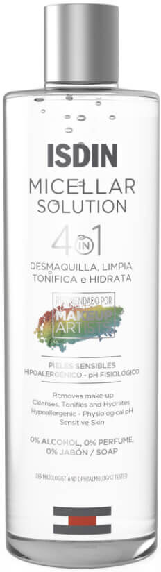 Isdin Solución Micelar Limpiadora Facial Hidratante 400 ml