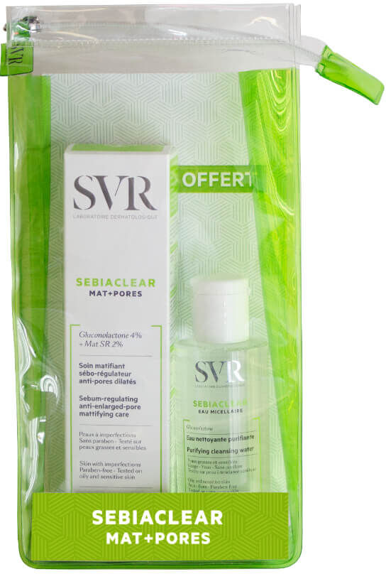 SVR Sebiaclear Mat+Pores 40 ml + Agua Micelar 75 ml Oferta