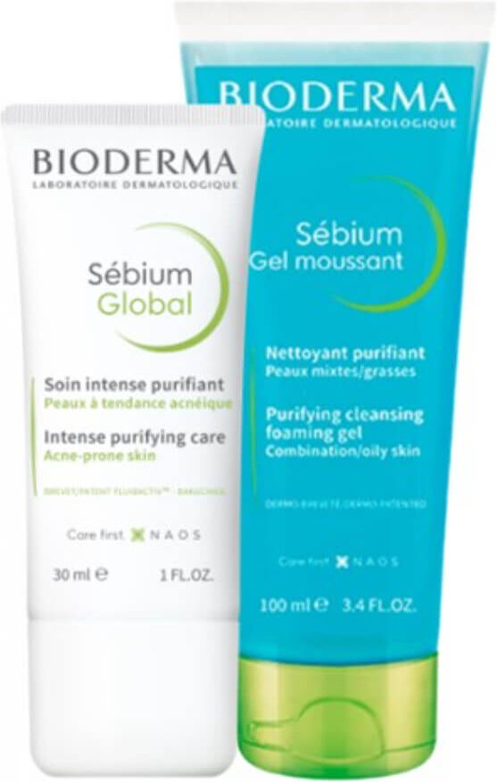 Bioderma Sébium Global 30 ml + Sébium Gel Moussant 100 ml