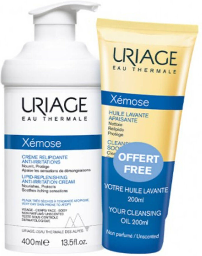 Uriage Xémose Relipidant Crema 400 ml + Regalo Xémose Aceite Lavante 200 ml