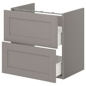 IKEA Armario lavabo 2 cajones gris/gris estructura 60x42x60 cm gris/gris estructura 60x42x60 cm