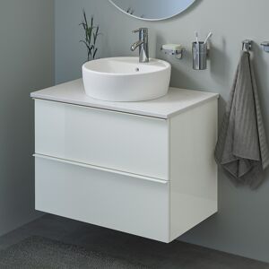 IKEA TÖRNVIKEN Armario lavabo baño con encimera 45 Alto brillo blanco Alto brillo blanco 82x49x74 cm