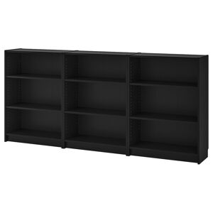 IKEA Librería Negro-marrón Negro-marrón 240x28x106 cm