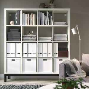 IKEA Estantería con soporte Blanco/negro 147x164 cm Blanco/negro 147x164 cm