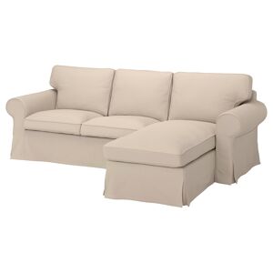 IKEA Funda para sofá de 3 plazas +chaiselongue/Hallarp beige +chaiselongue/Hallarp beige