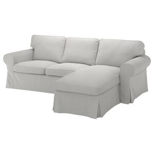 IKEA Funda para sofá de 3 plazas +chaiselongue/Orrsta gris claro +chaiselongue/Orrsta gris claro