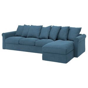 IKEA Funda para sofá de 4 plazas +chaiselongue/Tallmyra azul +chaiselongue/Tallmyra azul Altura incl. cojines del respaldo: 104 cm