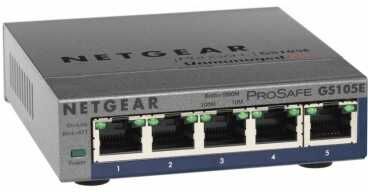 Hub Switch 5 Ptos Netgear 10/100/1000 Gs105E Gs105E-200Pes