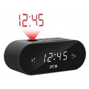 Radio Despertador Spc Frodi Max Negro Pantalla Led/2Xalarma 4586N