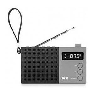 Radio Despertador Spc Jetty Max Negro Pantalla Led/Reloj/Al 4578N