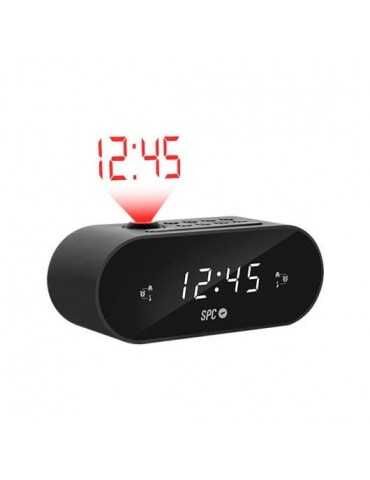 Radio Despertador Spc Frodi Max Negro Pantalla Led/2Xalarma 4586N