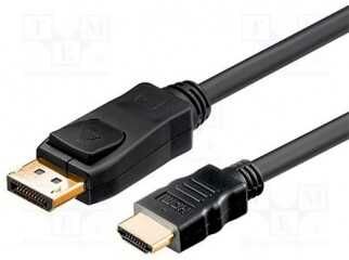 Cable Display Port-M A Hdmi-M 1M Goobay 51956