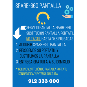 Servicio Spare360 Pantalla