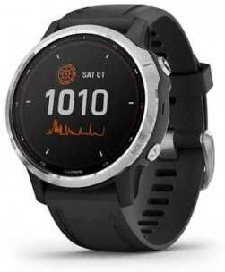 Smartwatch Garmin Gps Fenix 6S Solar Plata Negro 010-02409-00