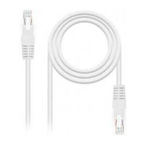 Cable Red Utp Cat6 Rj45 Nanocable 2M Blanco Awg24 10.20.040 10.20.0402-W