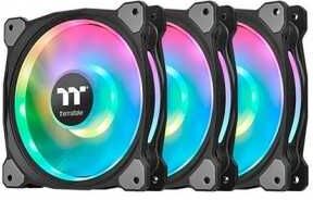 Ventilador 120X120 Thermaltake Riing Duo 12 Rgb Tt 3-Uds Cl-F073-Pl12Sw-A